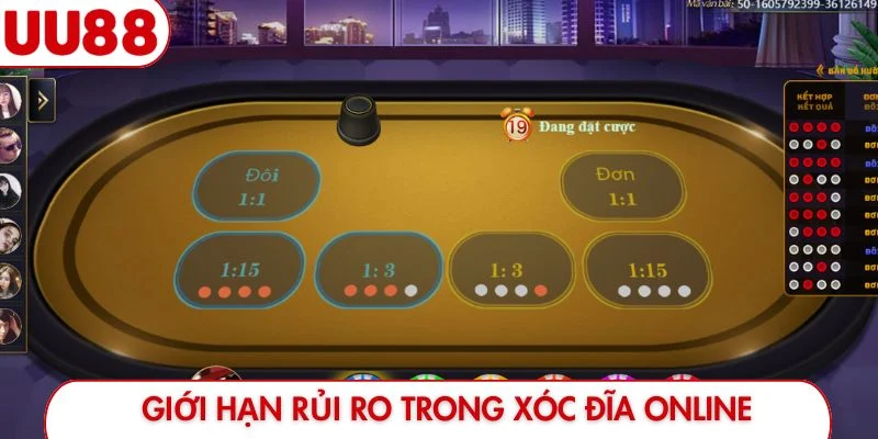 Lời khuyên giới hạn rủi ro trong xóc đĩa online